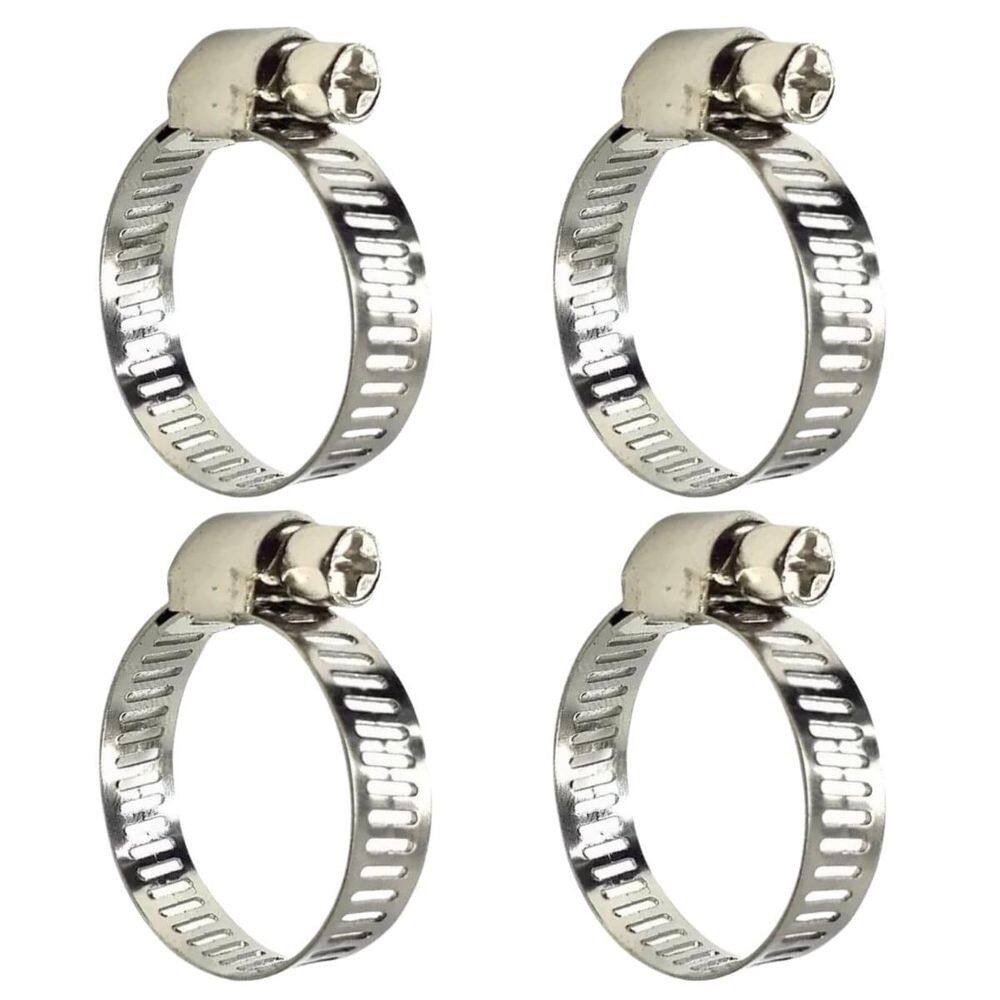 Abraçadeira De Metal 3/4 Rosca Sem Fim 13 - 19Mm Kit 04 Un