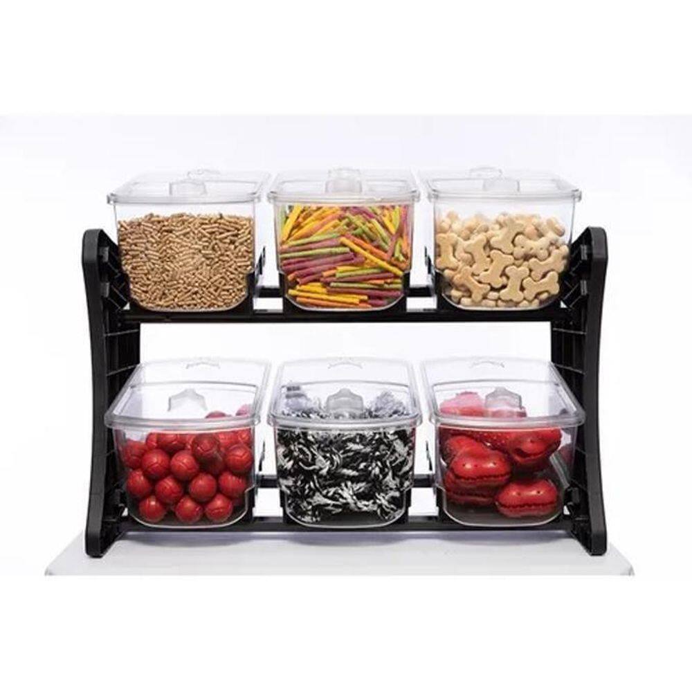 Display 3X2 Dispenser Balcão Pdv Durabox 6 Un 10,5 L Cada