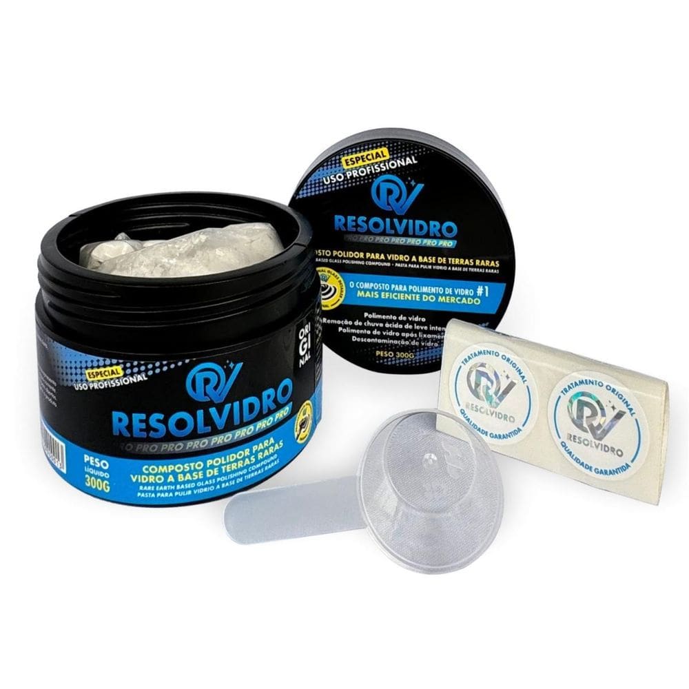 Composto Polidor Vidros 300G Resolvidro