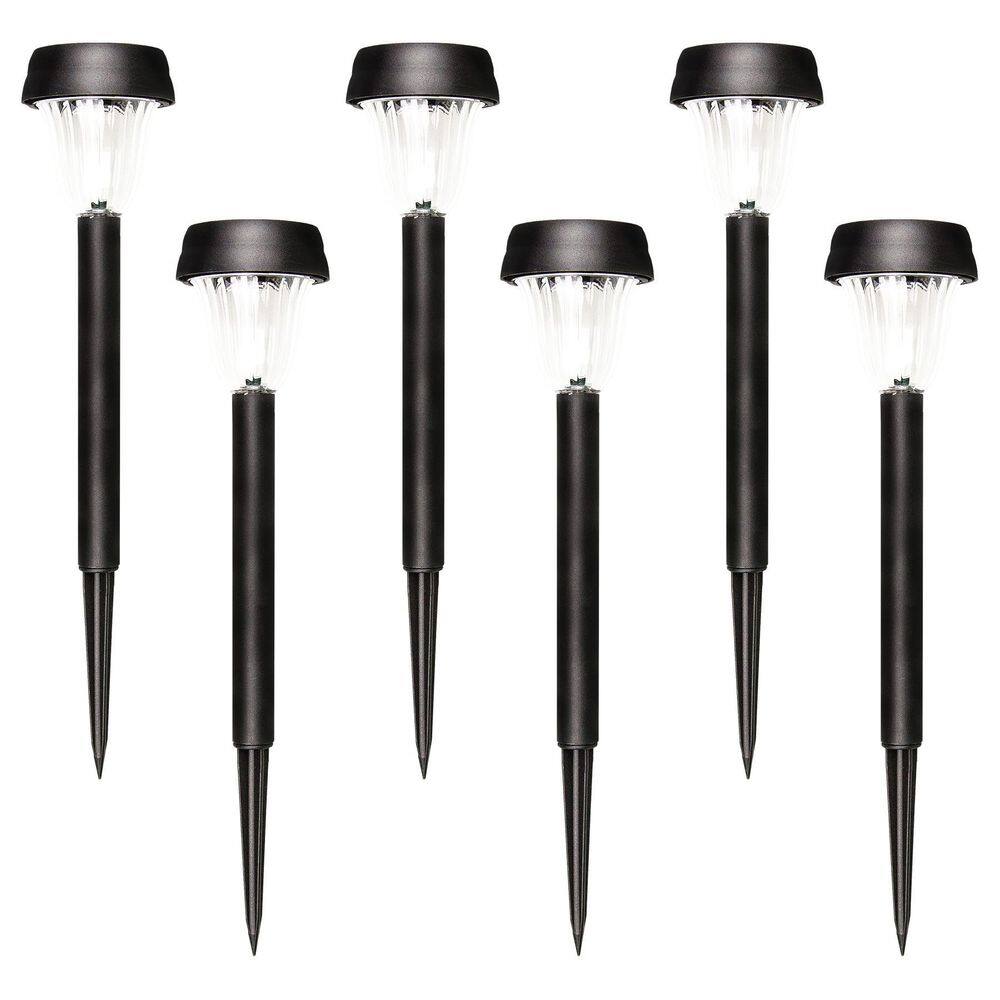 Kit 06 Luminária Solar Ecoforce Balizadoras Abs LED