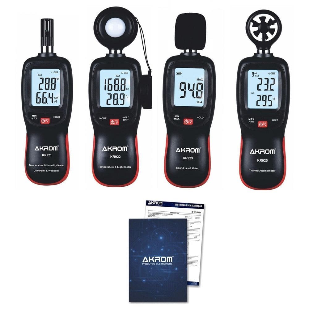 Kit Segurança Do Trabalho Certificado De Calibração Akrom