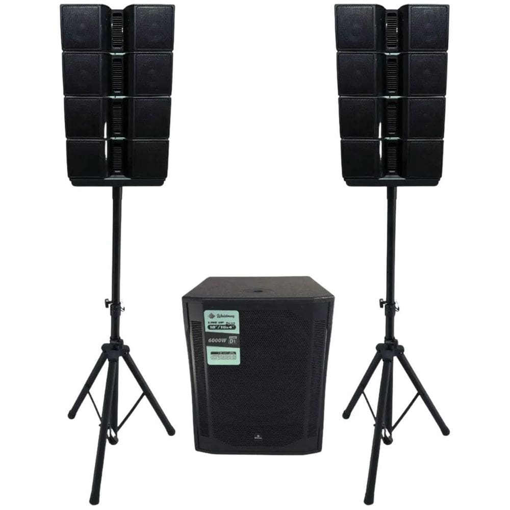 Caixa Amplificada De 18 Pol Torre Ativo Waldman L2-18164