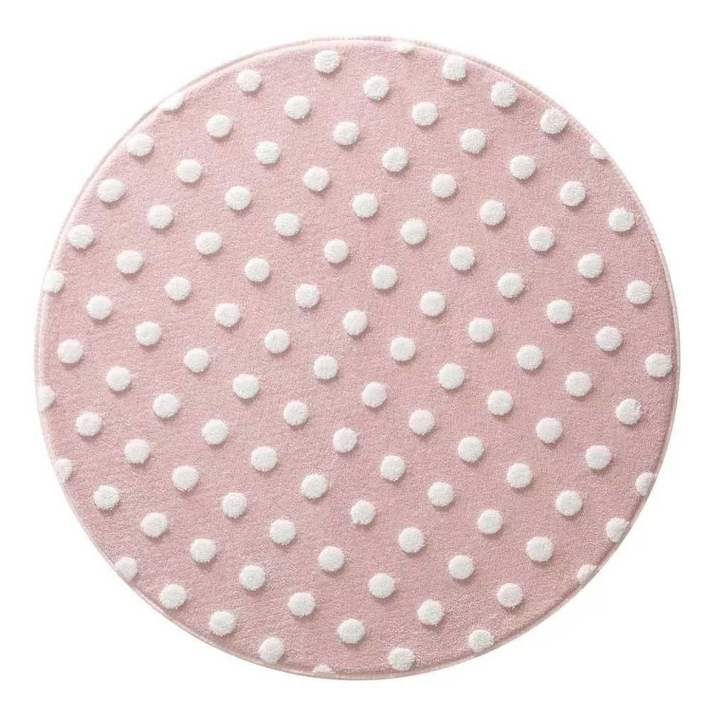 Tapete Infantil Jolitex Mimo Estrelas Rosa Redondo
