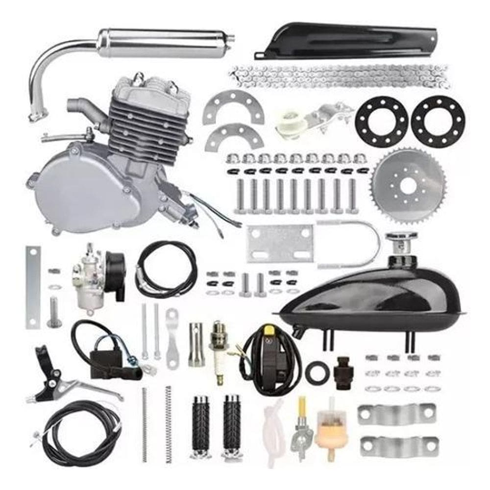 Kit Completo De Motor Para Bicicleta Motorizada 80Cc