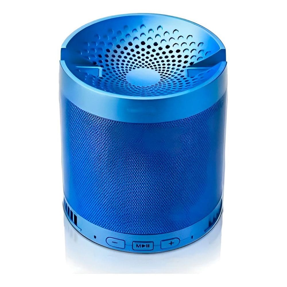 Caixa De Som Bluetooth Q3 Portátil Mp3 Fm/Am Azul 5W