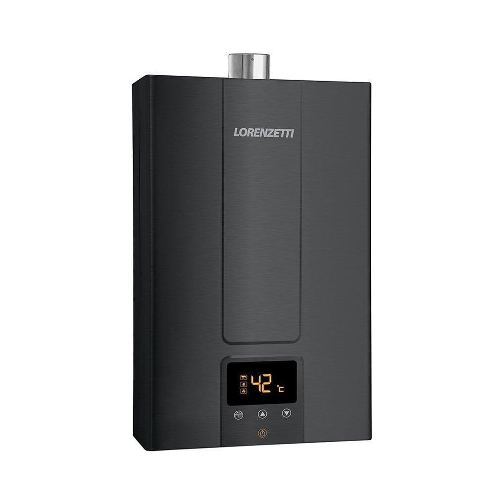 Aquecedor De Água A Gás Lz 2000De-Bk Digital Lorenzetti Gn