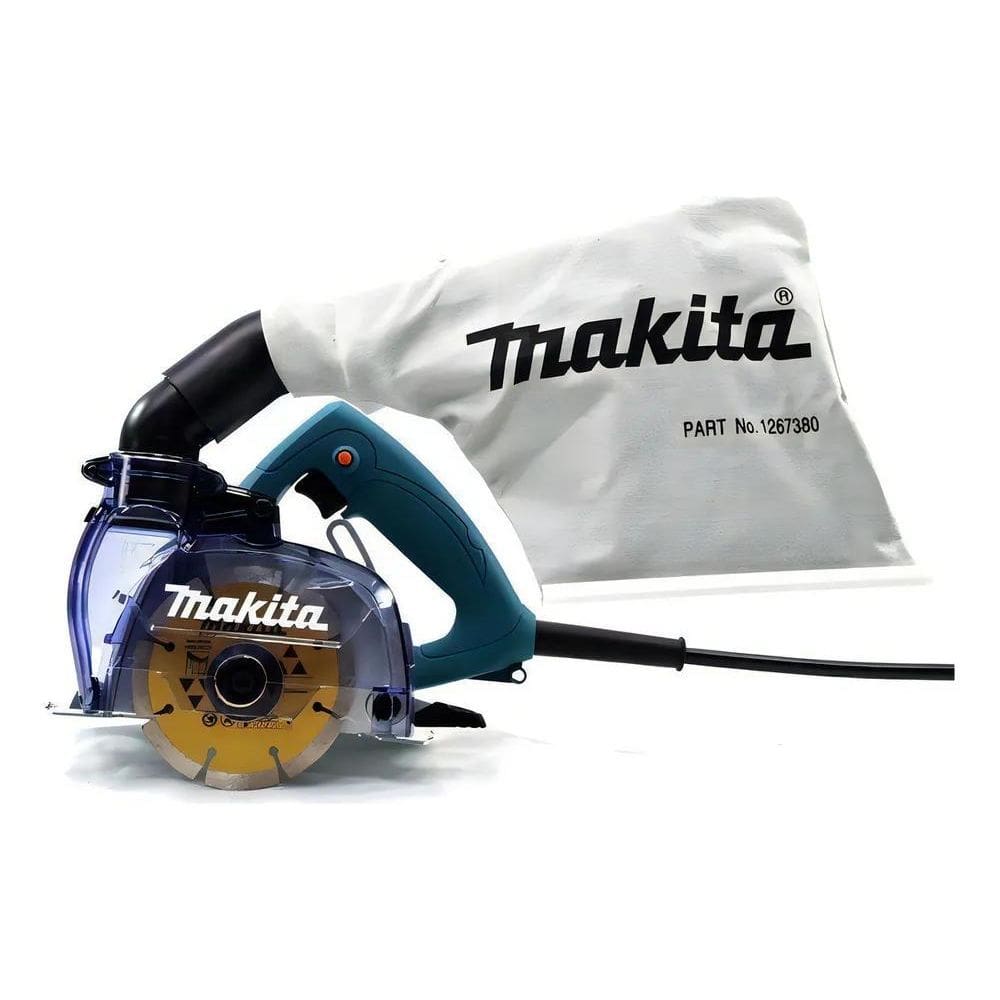 2X Serra Mármore Makita 4100Kb Com Coletor De Pó 1450W Volta