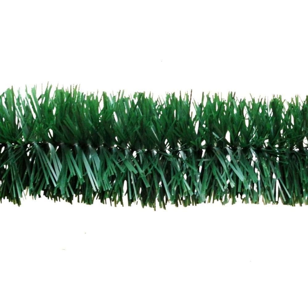 Festão De Natal Verde Brilhante - 2m X 10cm