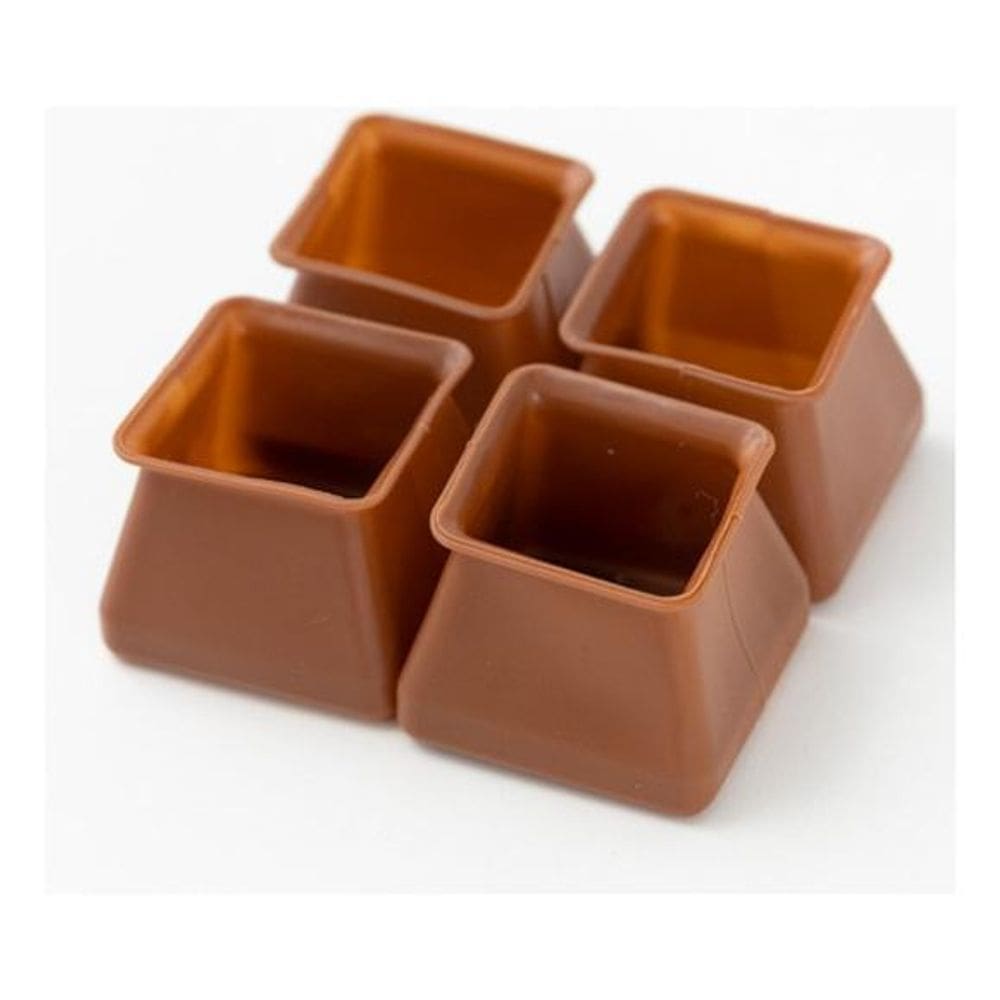 Proteção Pé De Cadeira Protetor Silicone Quadrado