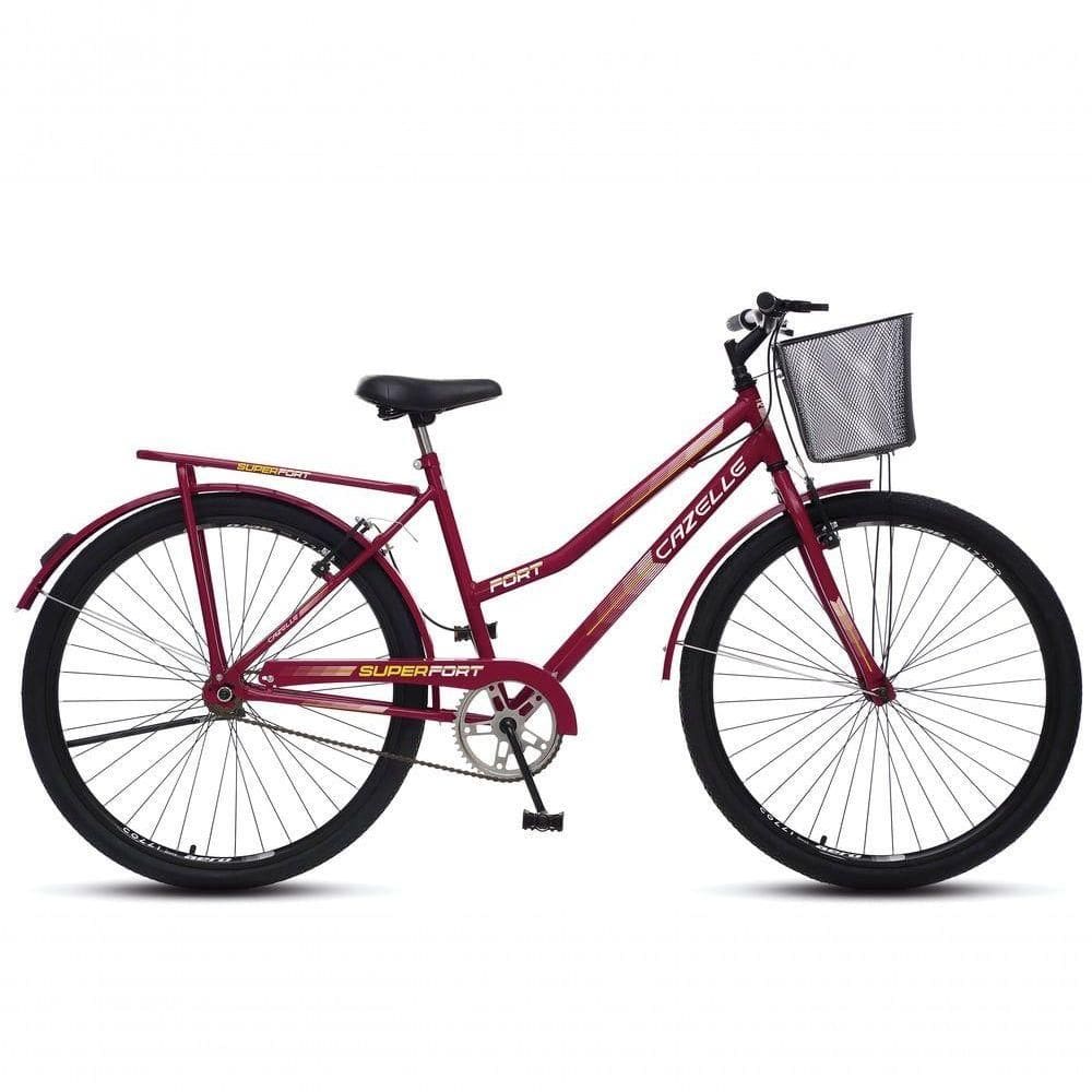 Bicicleta Transporte Aro 26 Colli Cazelle Fort Roxo