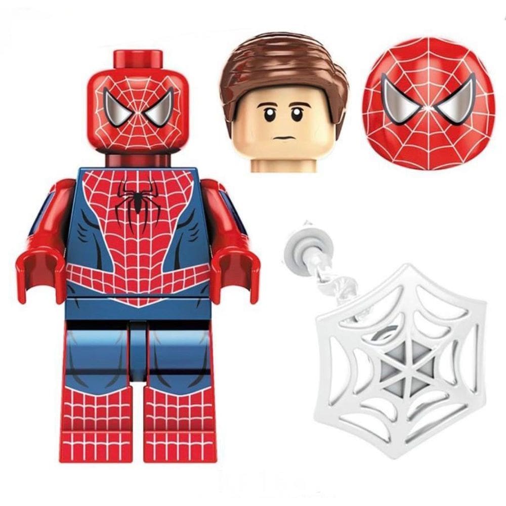 Boneco Blocos De Montar Homem Aranha Sem Volta Pra Casa Red