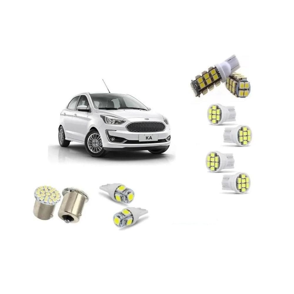 Kit Lâmpadas Led Ford Ka 2014 A 2020
