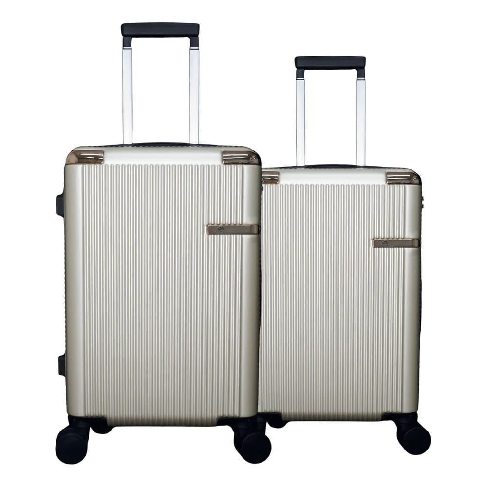 Kit 2 Malas Modernas de Bordo Paris, Padrão Anac, Rodas Duplas 360º p e Pp World Onboard