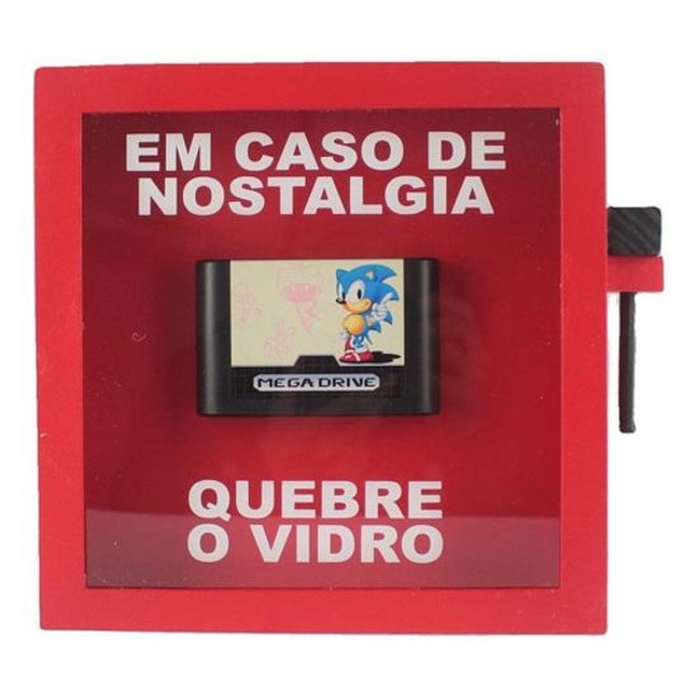 Quadro Gamer Decorativo Parede Acrílico Geek Sonic