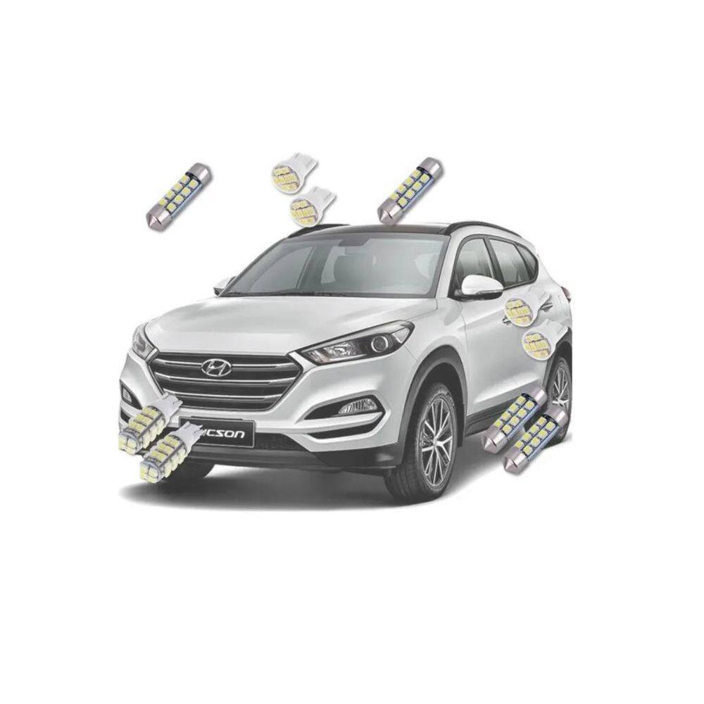 Kit Lâmpadas Led Interna Hyundai Tucson 2008 A 2017