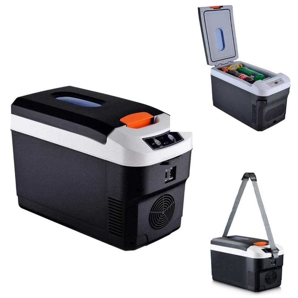 Mini Geladeira Portátil 10 Litros 2 Em 1 – Refrigera E Aquece Com Conexão 12v E 220v Para Casa E Carro