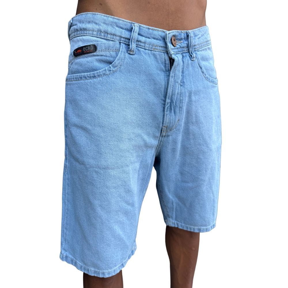 Bermuda Ecko Masculina Jeans Ek458