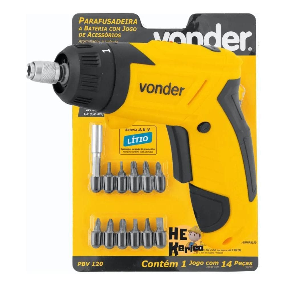 2X Mini Parafusadeira Multifuncional Kit Go De Ferramentas B