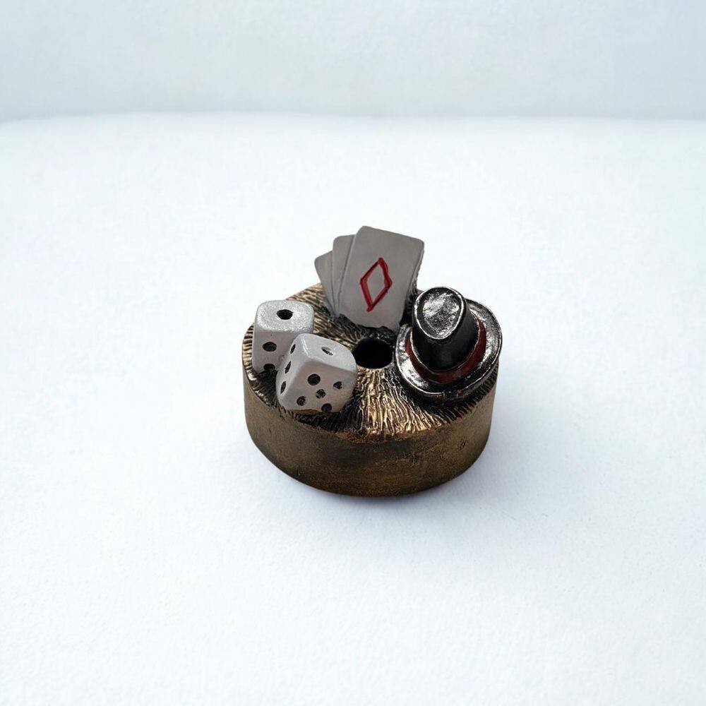 Ofertório Zé Pelintra Vintage Em Resina 5 Cm