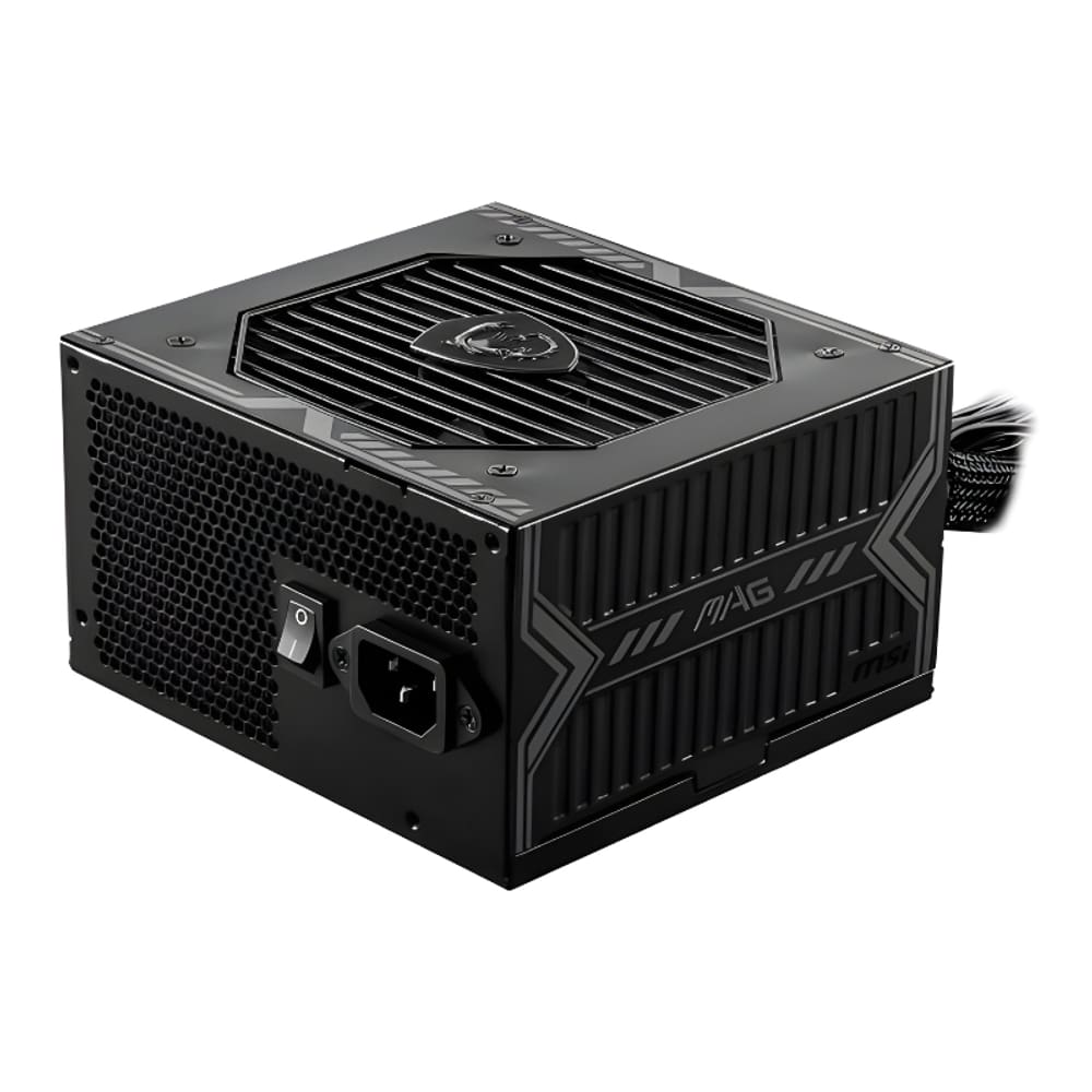 Fonte Gamer MSI MAG A650BN 650W 80 Plus Bronze PFC Ativo C/Cabo Preto - MAG-A650BN-L