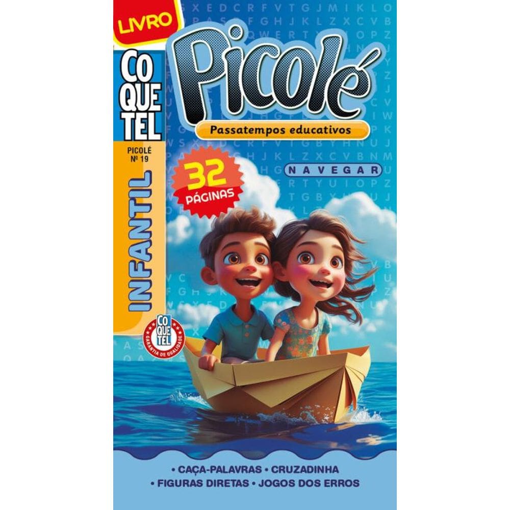 Livro Coquetel Picolé 19: Passatempos educativos