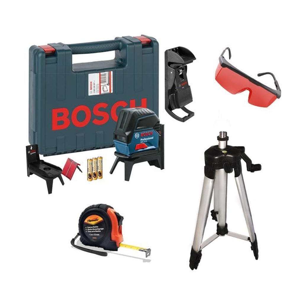 Nivel A Laser Bosch Gcl215 15M + Tripé E Acessórios