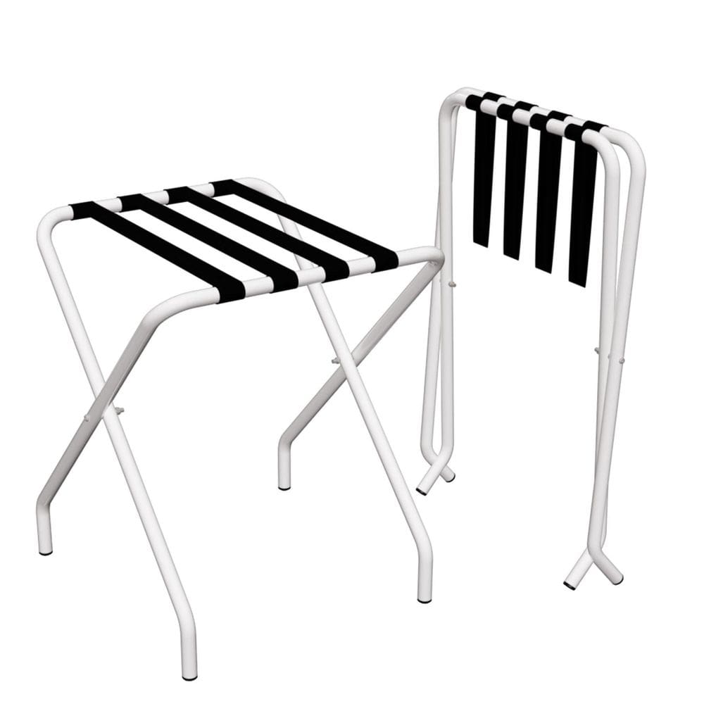 Suporte Para Mala Alumínio Branco