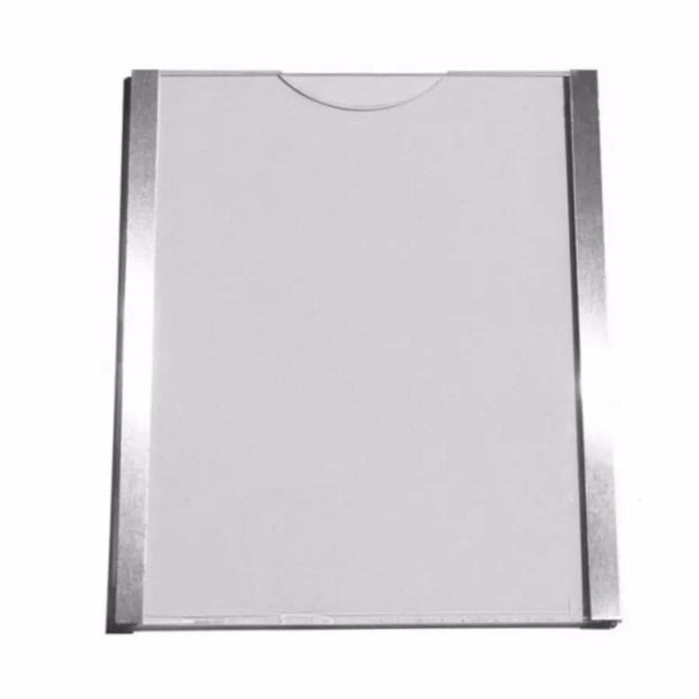 Display Em Acrílido Com Inox Tamanho A4 Com Fita Dupla