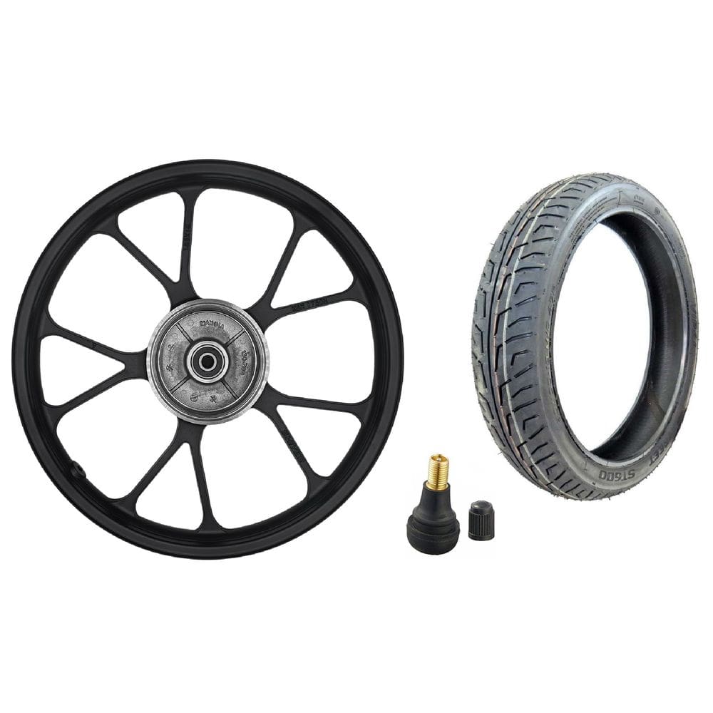 Roda Liga Leve Traseira Honda Cg Titan 150 Titan 160 Start 150 160 V-Shape + Pneu 90/90-18 St600 + Bico
