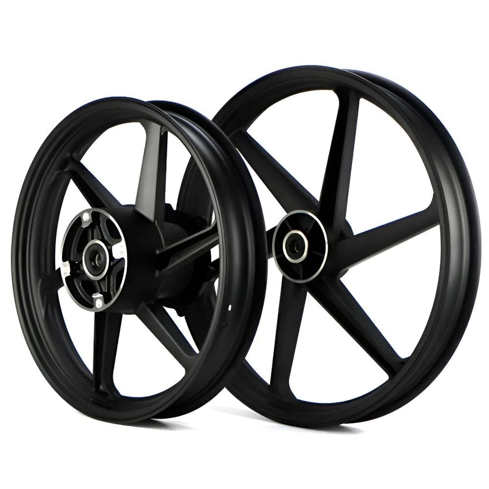 RODA LIGA LEVE PAR HONDA BROS 160 2015 Ate 2022 XRE 190 2016 Ate 2023 6P PRETA FREIO Á DISCO SPEC LANÇAMENTO