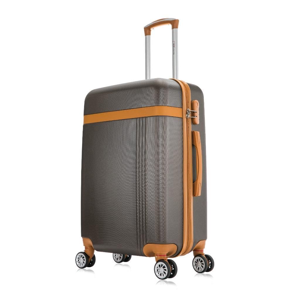Mala de viagem média 23kg Bruges Swiss Move Marrom