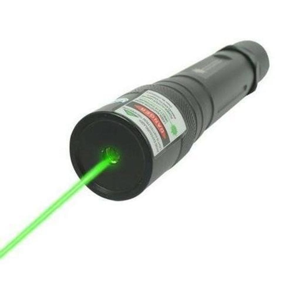 Caneta Laser Pointer Verde 35Km 7500Mw Potente + Estojo