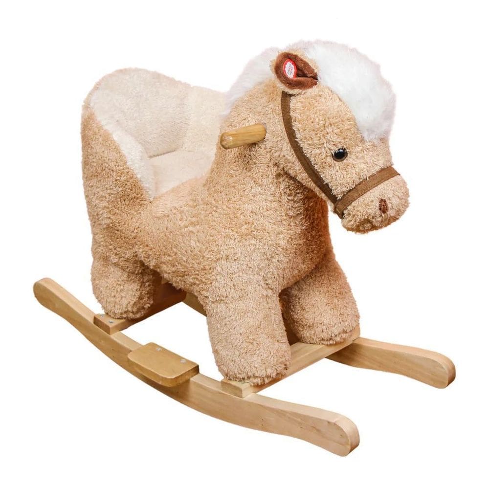 Cavalo De Balanço Musical Com Assento