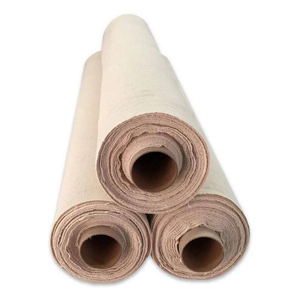 Tecido Algodão Cru 68cm x 5m 100% Algodão 9 Fios de Trama