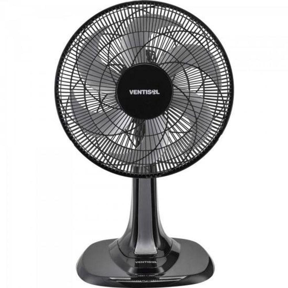 Ventilador De Mesa Ventisol Turbo 6 30cm Preto-cinza 220V