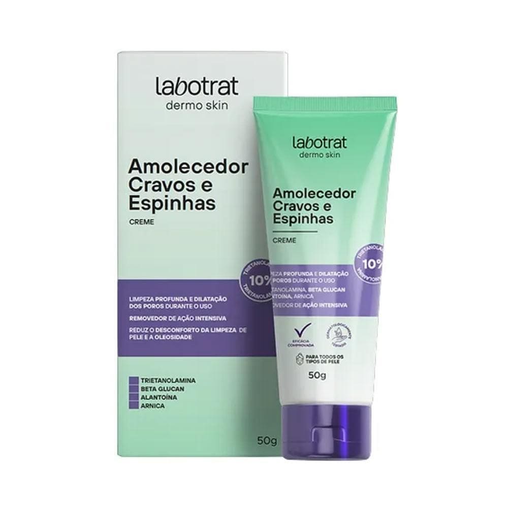 Amolecedor De Cravos E Espinhas Labotrat 50G