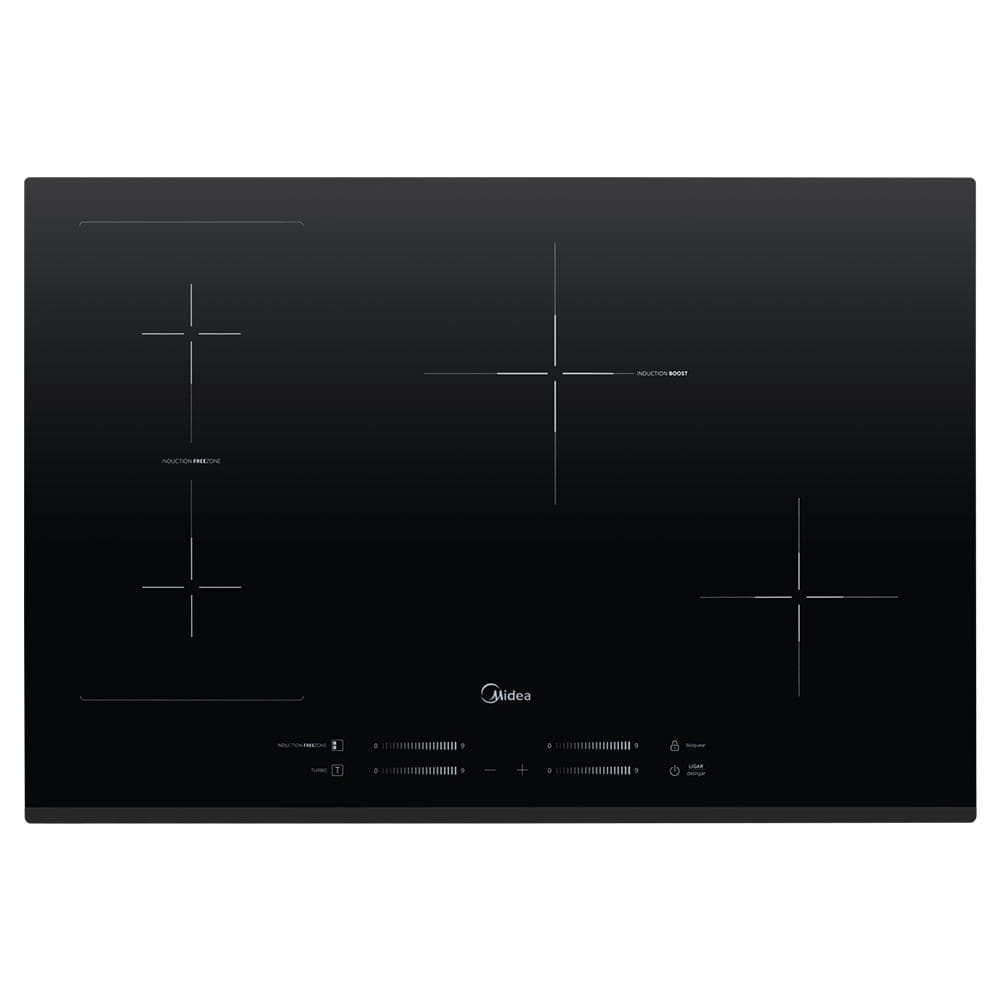 Cooktop 4 Bocas de Indução 77cm Freezone Even Pro Midea