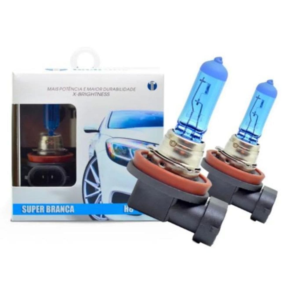 Par Lâmpada Super Branca H8 12V 35W Par 8500K Tech One