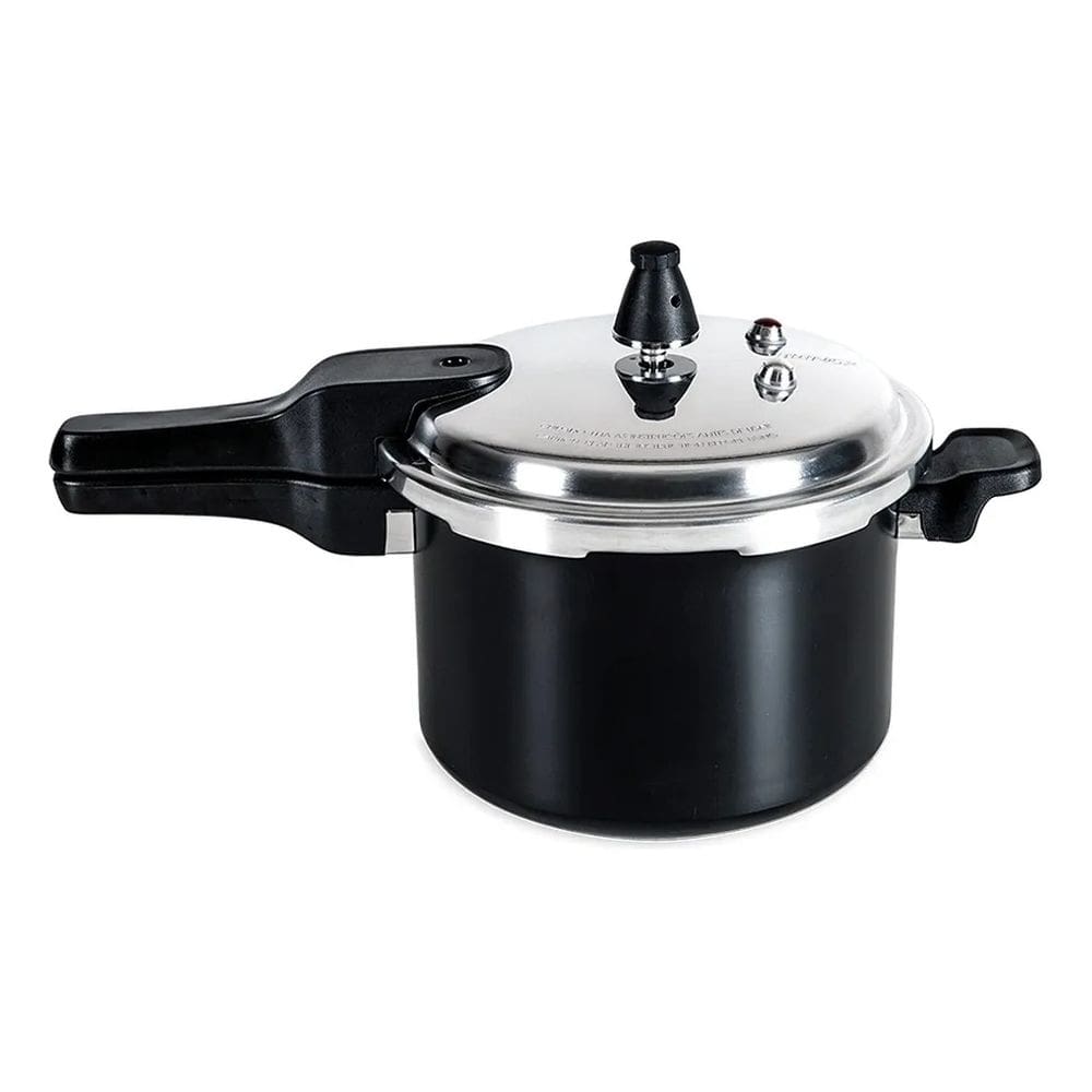 Panela De Pressão Brinox 5,4 Lts Indução Antiaderente Preta