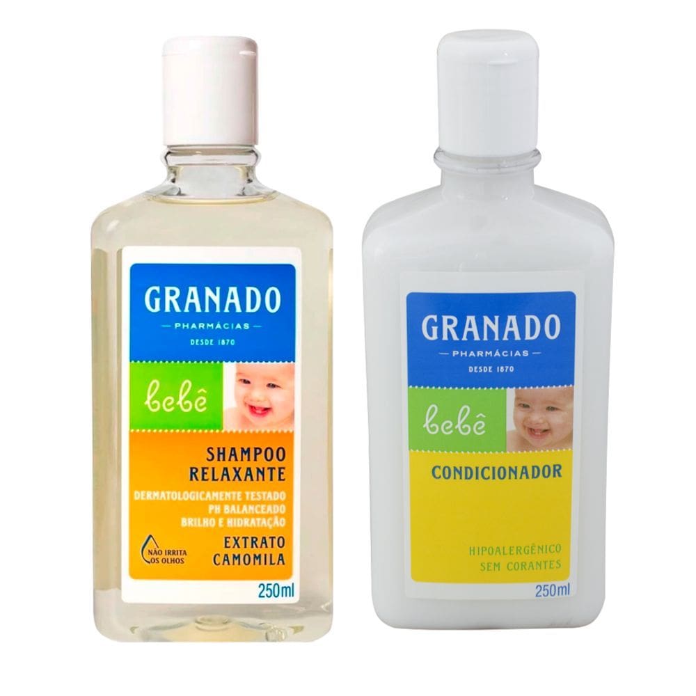 Kit 1 Condicionador Infantil Granado Bebê Tradicional 250ml