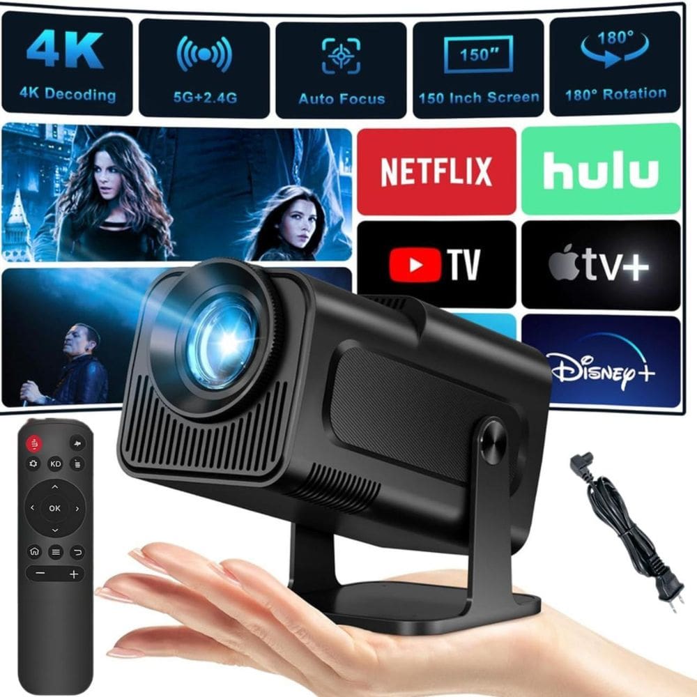 Projetor Hy320 Wifi Smart Tv Android 13 4K