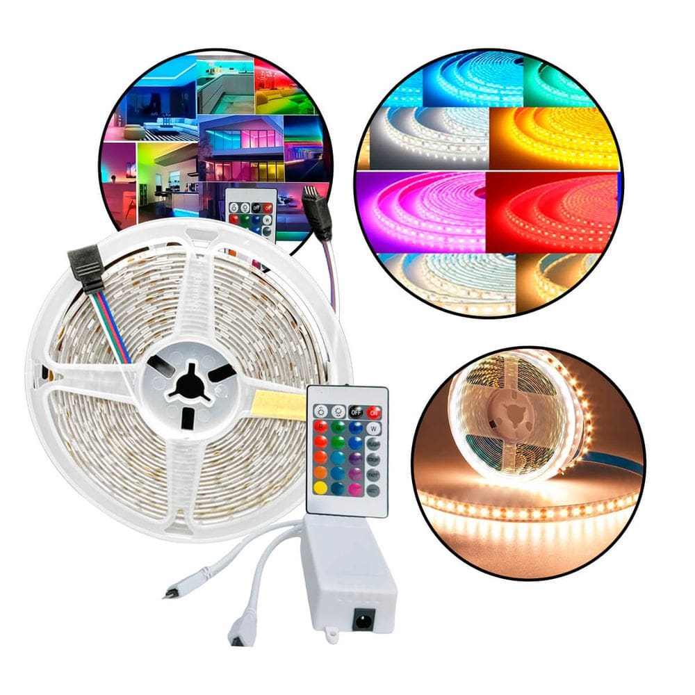 Fita LED 5050 RGB 12V Para Decoração de Ambientes