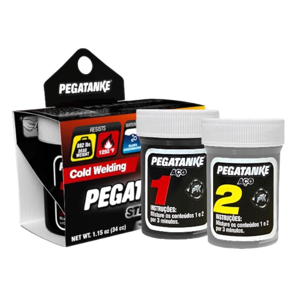 Super Cola Tudo Epoxi Pegatanke Aço 46G