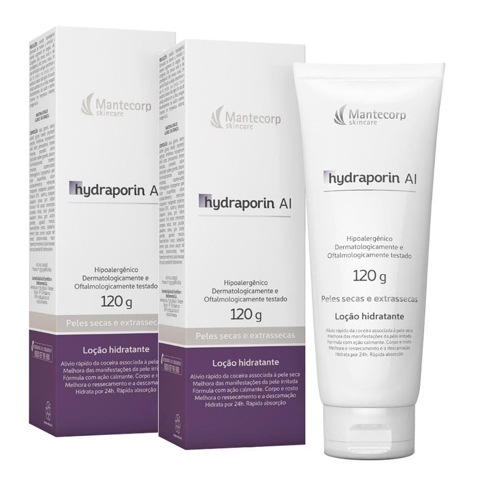 Kit 2 Hydraporin AI Loção Hidratante 120ml