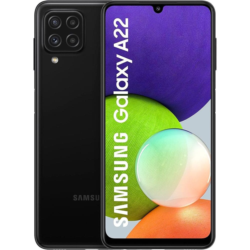 Smartphone Samsung Galaxy A22 4G 128GB DUAL CHIP 4GB RAM Tela 6,4 Câm. Quádrupla+Selfie 13MP
