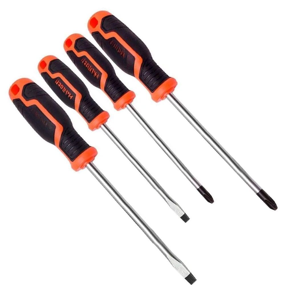 Conjunto Completo 4 Chaves Fenda Reparos Em Casa Bom Se Ter