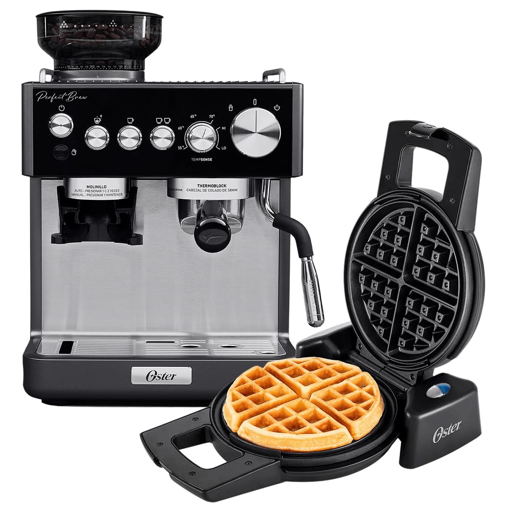 Kit Cafeteira Espresso Nova Perfect Brew e Máquina de Waflle Perform