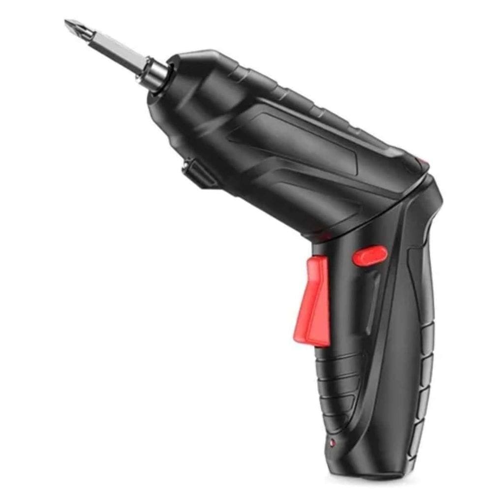 Parafusadeira Portátil Recarregável Com Kit De Pontas