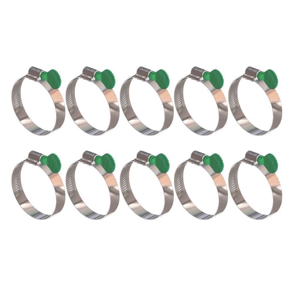 Kit 10 Abraçadeira Parafuso Borboleta 22X32Mm Fita 14,5Mm