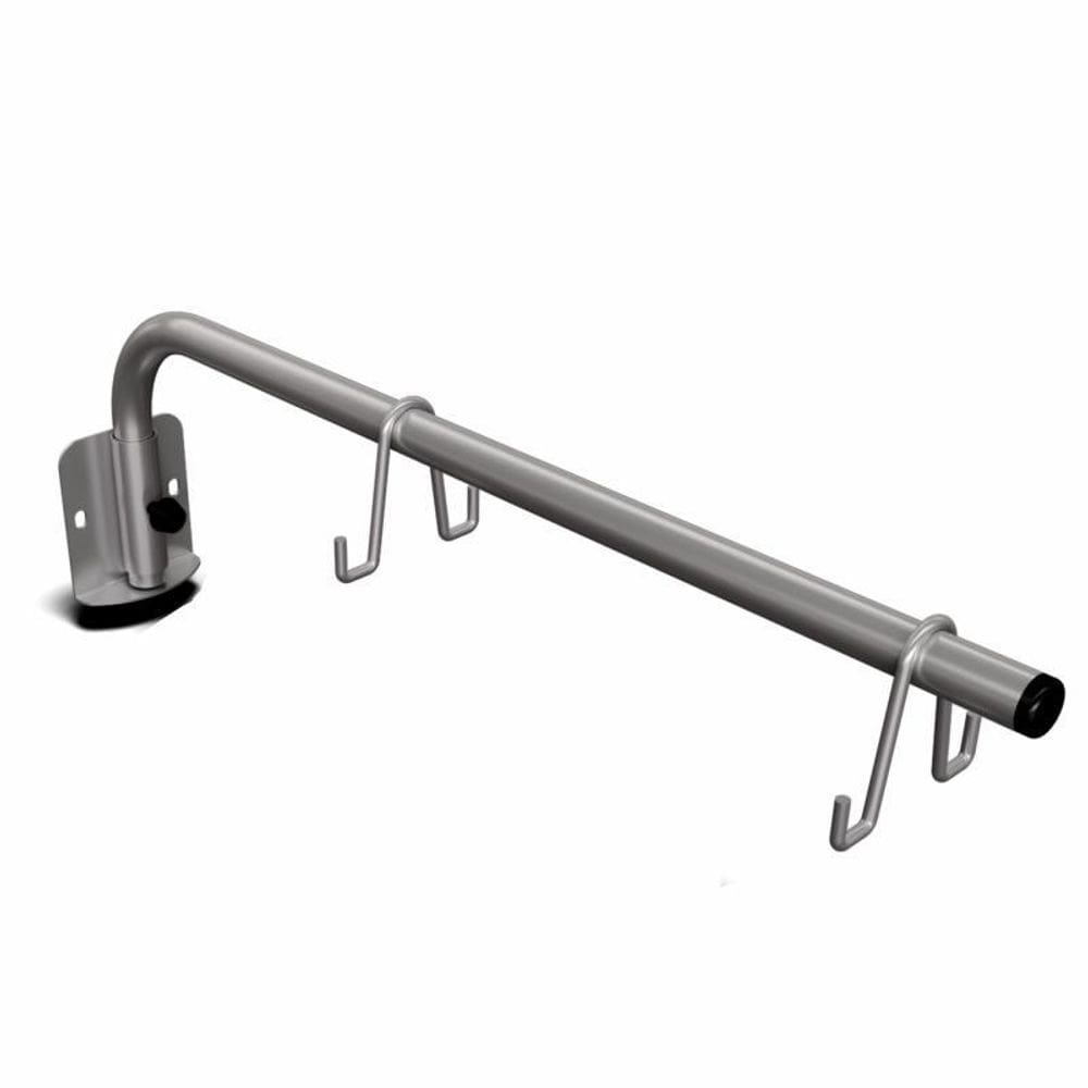 Suporte para soro articulado de parede inox